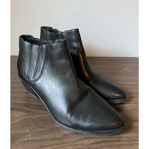 Joie Barlow Chelsea Ankle Boot Black Leather Women's 39 US 9